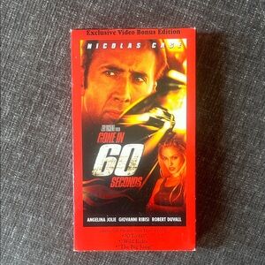 Gone in 60 Seconds Exclusive Video Bonus Edition VHS